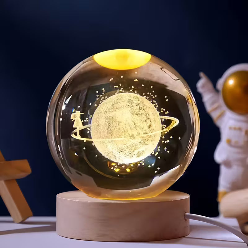 Unique 3D Crystal Ball Night Light Led Lamp